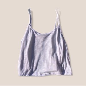 I’m In Love With DEREK White Lace Back Tank Top